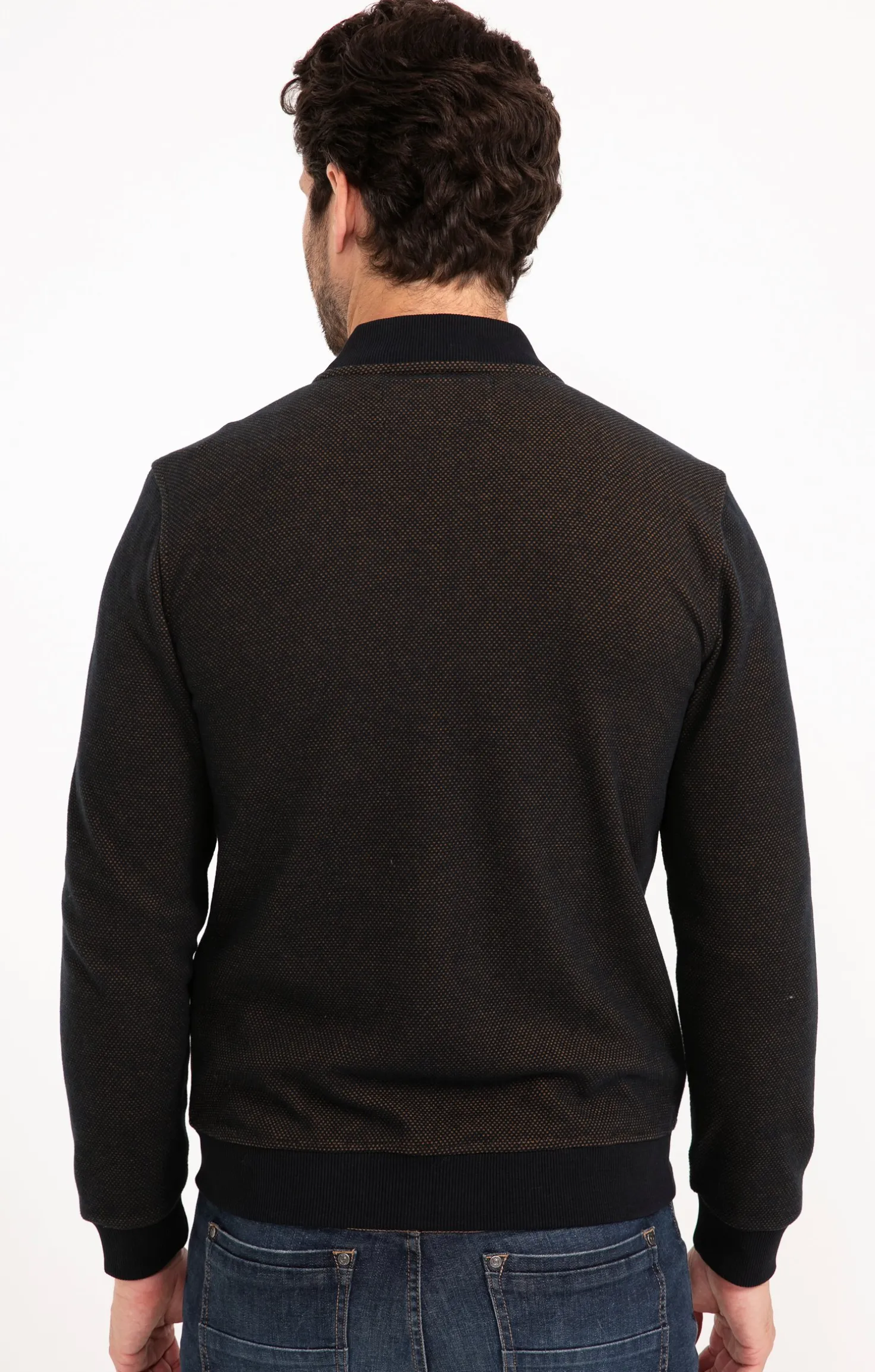 Armand Thiery Gilet manches longues Teddy color - Marron Outlet
