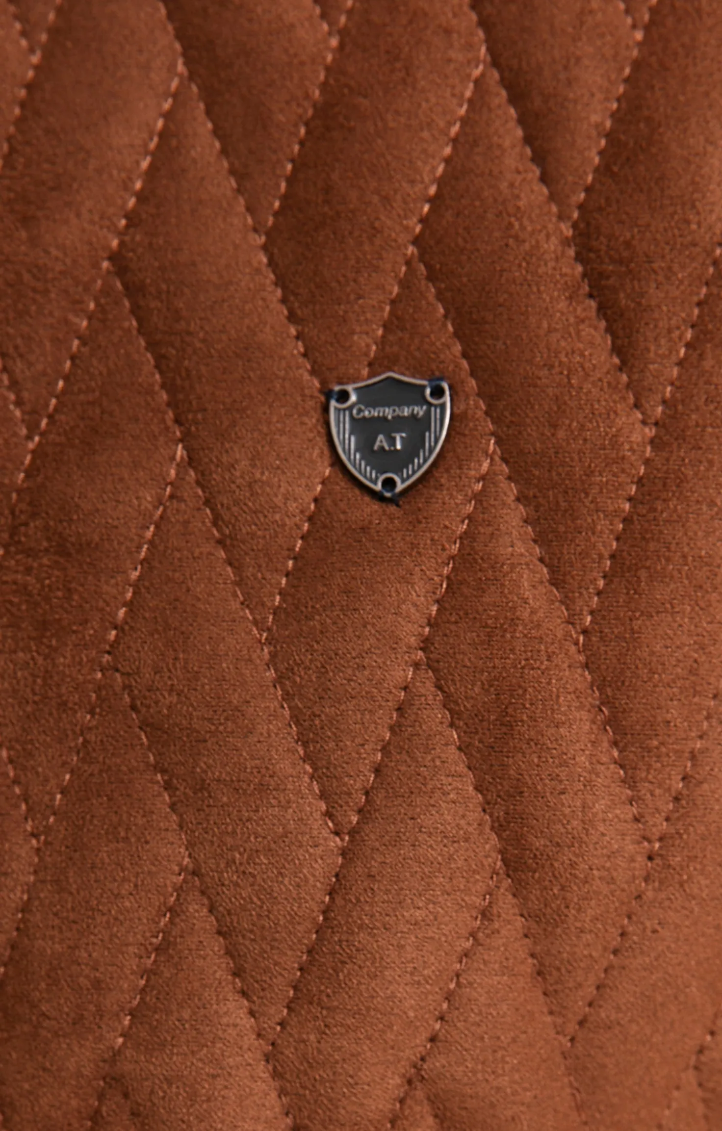 Armand Thiery Gilet manches longues Teddy color - Marron Outlet