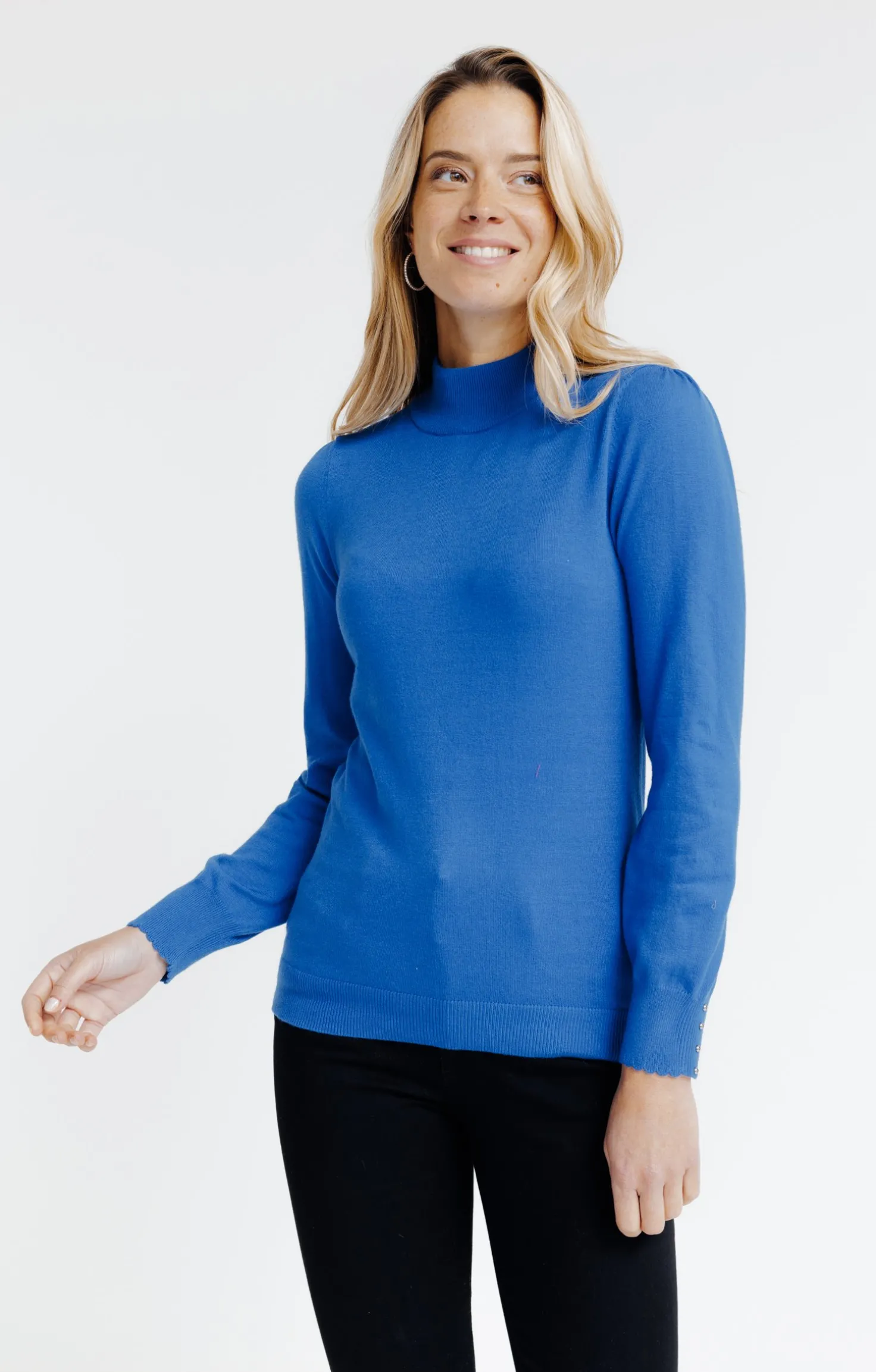 Armand Thiery Pull détails festons - Bleudur Cheap