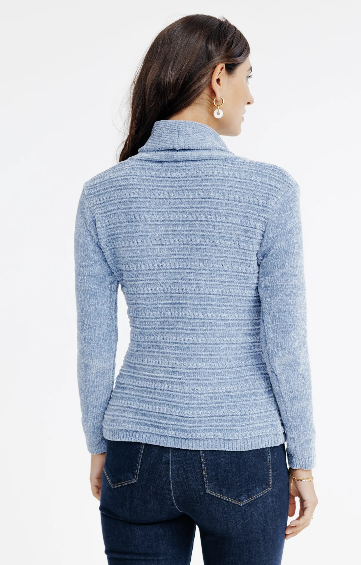 Armand Thiery PULL EN CHENILLE TRICOTAGE FANTAISIE - Bleuciel Online