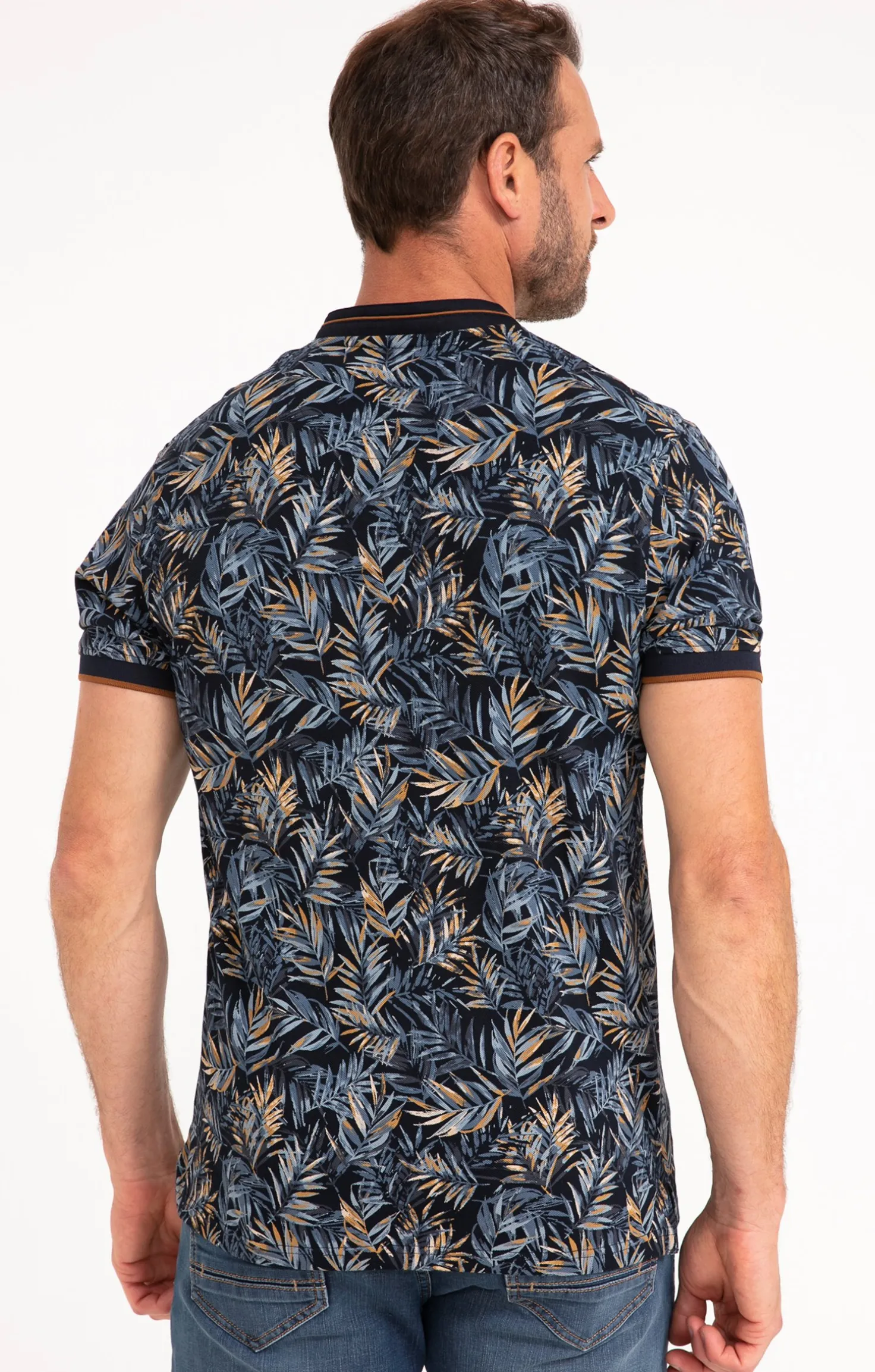 Armand Thiery Tee-shirt manches courtes Nizza - Bleu Best Sale